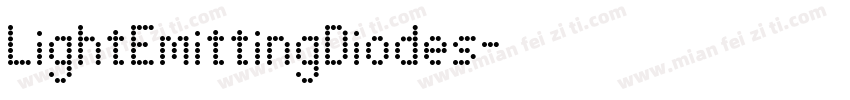 LightEmittingDiodes字体转换