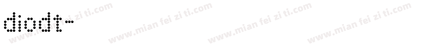 diodt字体转换