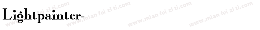 Lightpainter字体转换