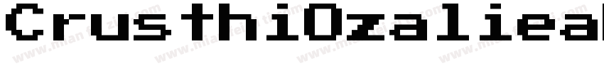 CrusthiOzalieaDemo-MVW2p字体转换