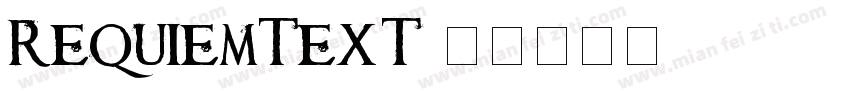 RequiemText字体转换