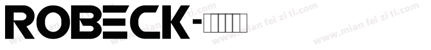 Robeck字体转换