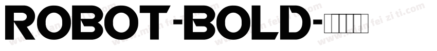 Robot-bold字体转换