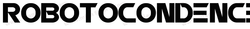 robotocondenced字体转换