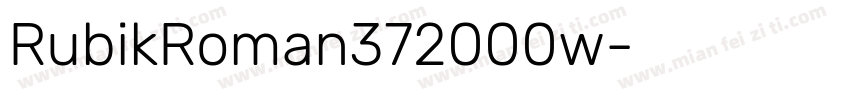 RubikRoman372000w字体转换