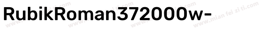 RubikRoman372000w字体转换