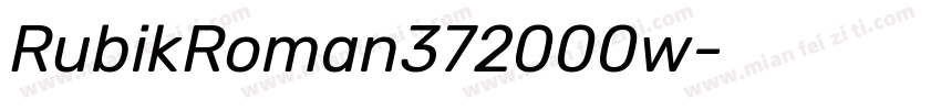 RubikRoman372000w字体转换