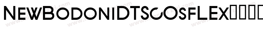 NewBodoniDTScOsfLEx字体转换