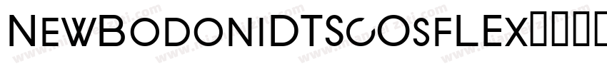 NewBodoniDTScOsfLEx字体转换