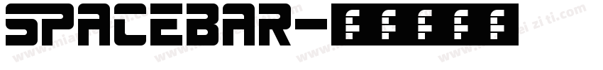 SPACEBAR字体转换