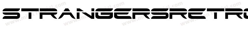 STRANGERSRETROFONT字体转换