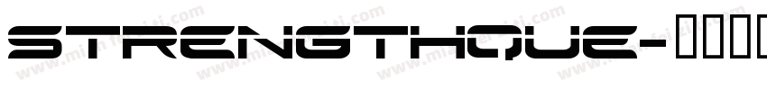 Strengthque字体转换