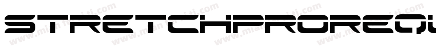 Stretchproreqular字体转换