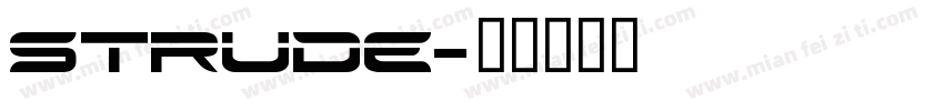 Strude字体转换