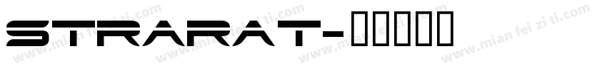 strarat字体转换