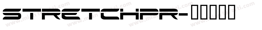 stretchpr字体转换