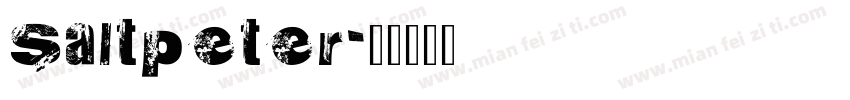 Saltpeter字体转换