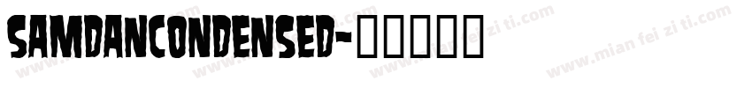 SamdanCondensed字体转换