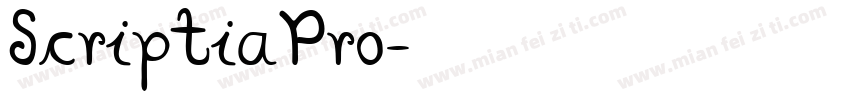 ScriptiaPro字体转换