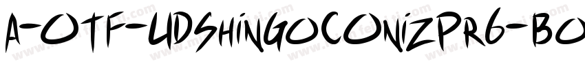 A-OTF-UDShinGoCOnizPr6-Bol字体转换