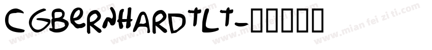 CgBernhardtLt字体转换
