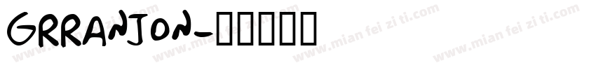 Grranjon字体转换
