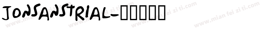 jonsanstrial字体转换