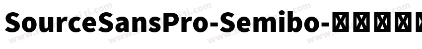 SourceSansPro-Semibo字体转换
