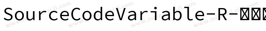 SourceCodeVariable-R字体转换