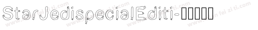 StarJedispecialEditi字体转换