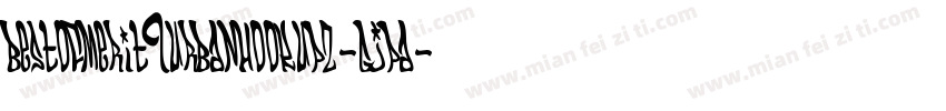 BestOfMerit9UrbanHookUpz-Gjpa字体转换