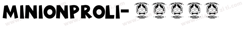 MinionProli字体转换