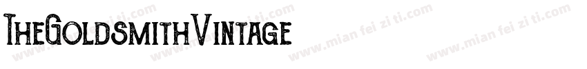 TheGoldsmithVintage字体转换