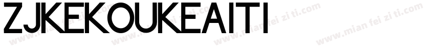 ZJKeKouKeAiTi字体转换