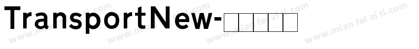 TransportNew字体转换