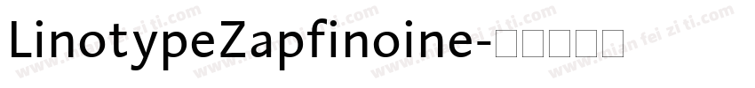 LinotypeZapfinoine字体转换