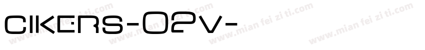 cikers-02v字体转换
