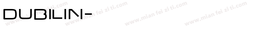 dubilin字体转换