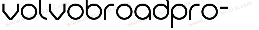 volvobroadpro字体转换
