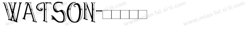 WATSON字体转换