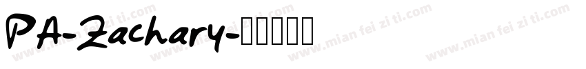 PA-Zachary字体转换