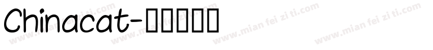 Chinacat字体转换
