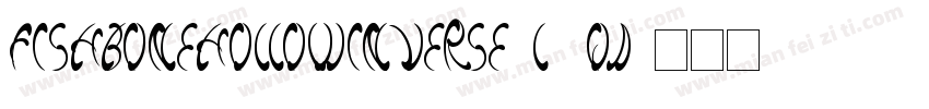 FishBoneHollowInverse-L1qD字体转换