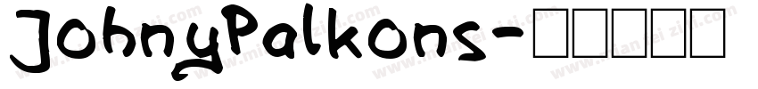 JohnyPalkons字体转换