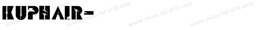 kuphair字体转换