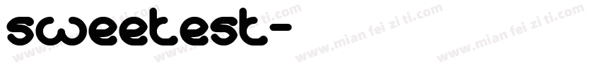 sweetest字体转换