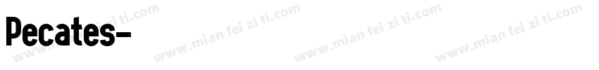 Pecates字体转换
