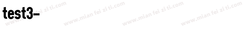 test3字体转换