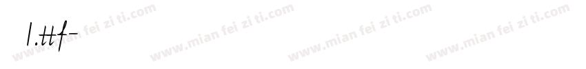 季洛1.ttf字体转换