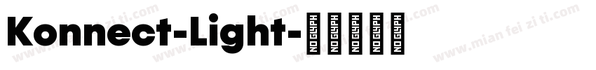 Konnect-Light字体转换